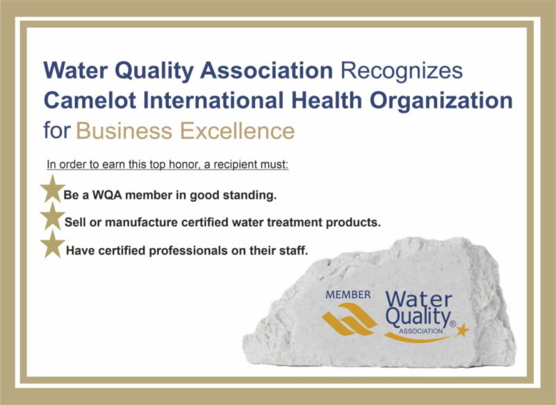 Honorary distinction from the WQA of America