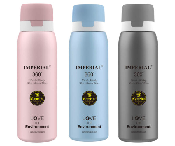 Ανοξείδωτο Μπουκάλι Νερού Με Φίλτρο Imperial® 360