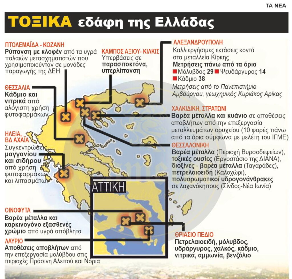 Φίλτρο Νερού Τοξικά Εδάφη της Ελλάδας (ΤΑ ΝΕΑ) - Pg25c Φίλτρο Νερού Τοξικά Εδάφη της Ελλάδας (ΤΑ ΝΕΑ) - Pg25c